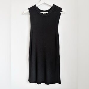 Aritzia Wilfred Palmier Knit Sleeveless Sweater Vest Black Size Small
